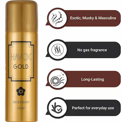 Picture of Havoc Gold  Deodorant Spray 200 ml (UAE)