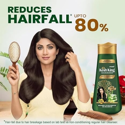 Picture of Anti Hairfall  Kesh King Plus Herbal Hairfall Control Shampoo 200ml