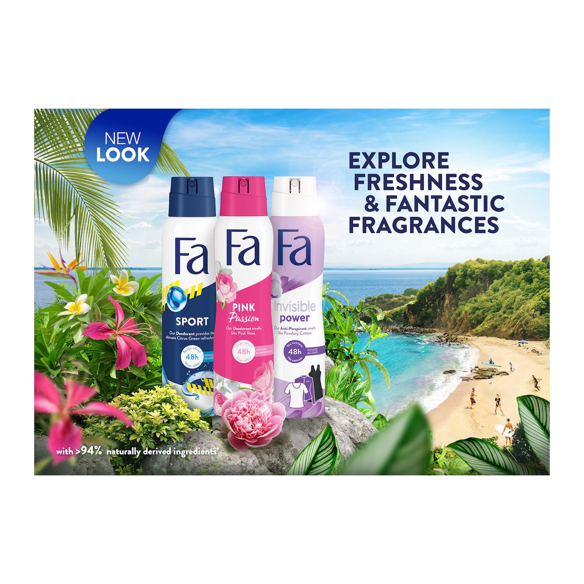 Picture of Fa Attraction Force Deodorant Spray For Men 200 ml