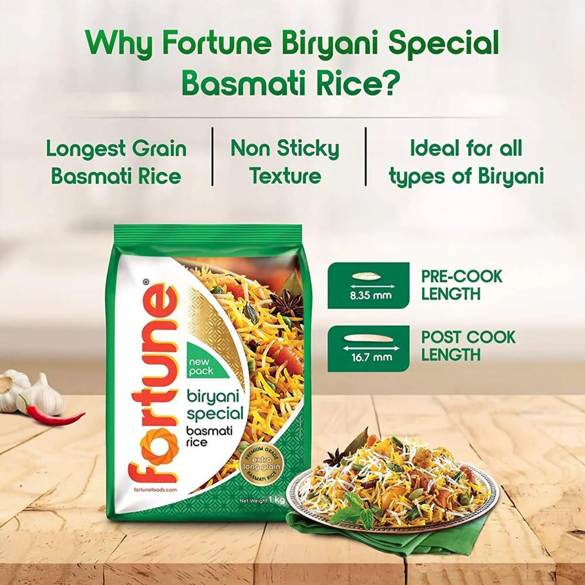 Picture of Fortune Basmati Rice Biryani Special (Ind) 1Kg