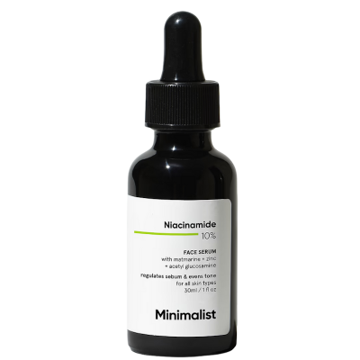 Picture of 10% Niacinamide Serum for Acne Control & Oil Balancing with Zinc | Pore Minimizer for Face | Clears Acne Marks
