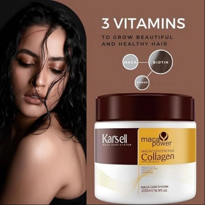 Picture of Karseell Collagen Keratin Straightened Hair Treatment Deep Repair Conditioning 500ml (Original)