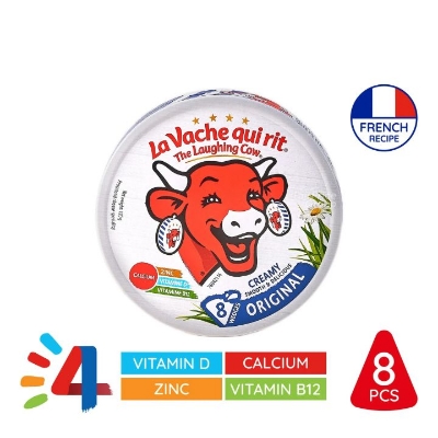 Picture of La Vache Qui Rit (The Laughing Cow) Original Cheese - 8 Portions (120Gm)