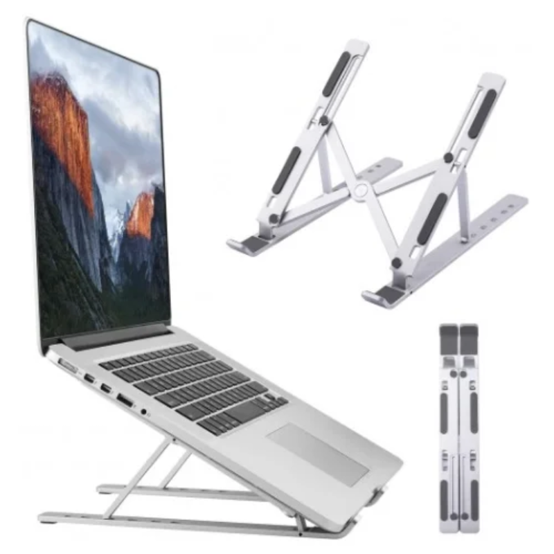 Picture of Adjustable & Foldable 10" to 17.5" 6 Angles Travel Laptop Stand