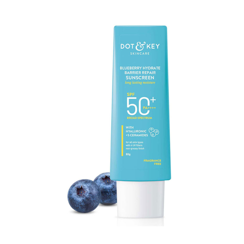 Picture of Dot &  Blueberry Hydrate Barrier Repair Sunscreen SPF 50+ PA++++ – 80g