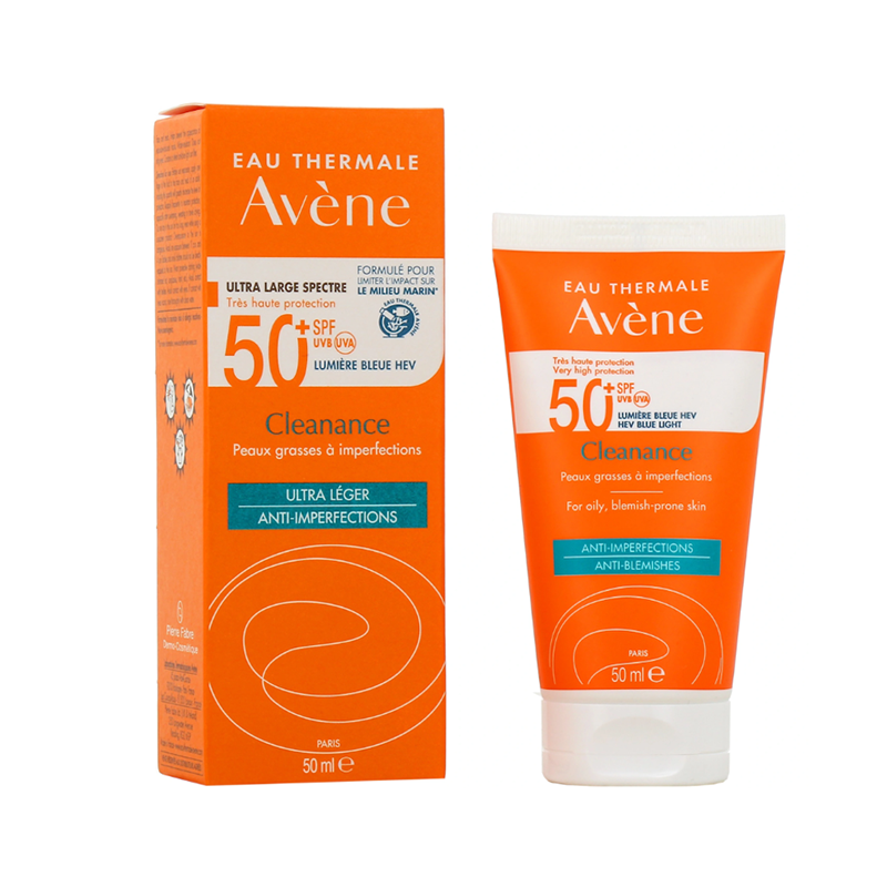 Picture of cleanance ultra leggeroanti imperfecciones spf 50 Cleanance solaire SPF 50+ | Eau Thermale Avène Sun Care - Sensitive Skin  Cleanance Sun Cream SPF 50+
