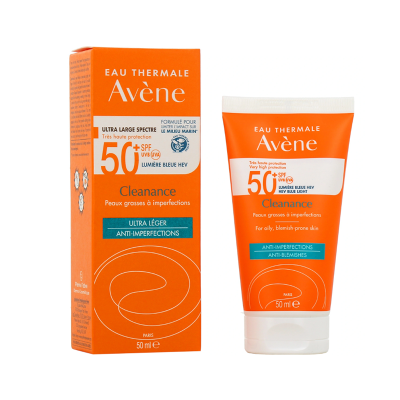 Picture of cleanance ultra leggeroanti imperfecciones spf 50 Cleanance solaire SPF 50+ | Eau Thermale Avène Sun Care - Sensitive Skin  Cleanance Sun Cream SPF 50+