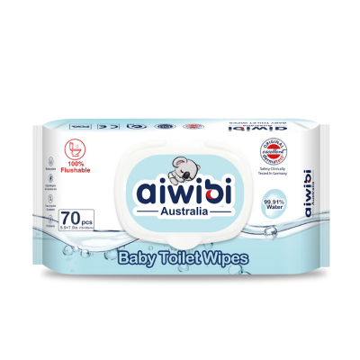 Picture of Aiwibi Australia Baby Toilet Wipes 70pcs by velvet crave