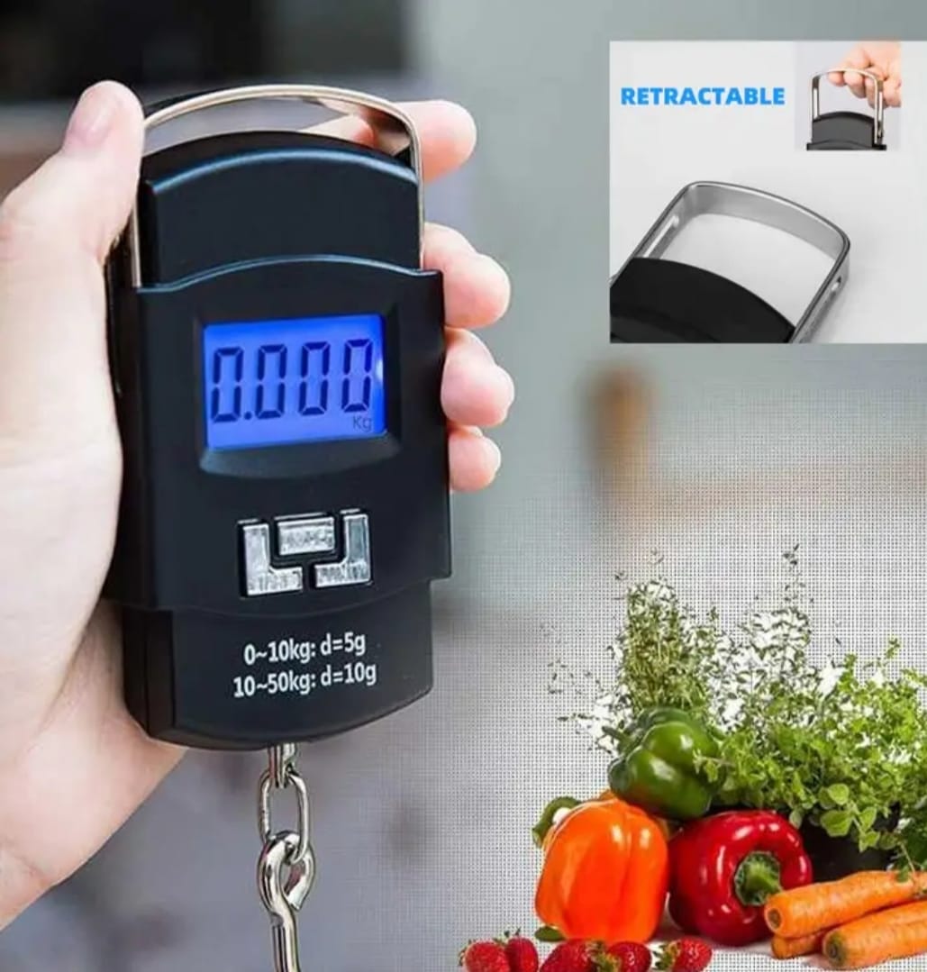 Picture of Digital Hanging Weight Scale, Portable Hanging Electronic Hook Scale