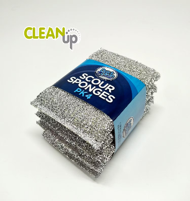 Picture of Stainless Steel Scourer - Good Quality Household Cleaning Sponge Scourer Washing Dishes for Kitchen