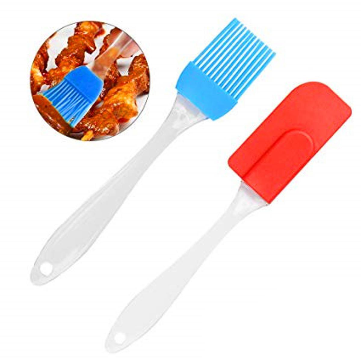 Picture of Silicone Oil Brush with Silicone Spatula 2pcs