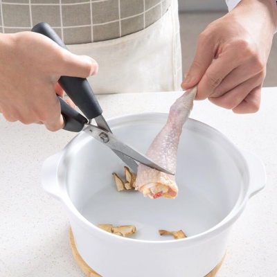 Picture of Super Power Kitchen Scissors Stainless Steel Poultry Scissors Chicken Duck Fish Seafood Cutter Multifunction Kitchen Tools