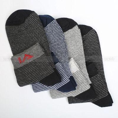 Picture of Men's All stripe 4 pair Short socks