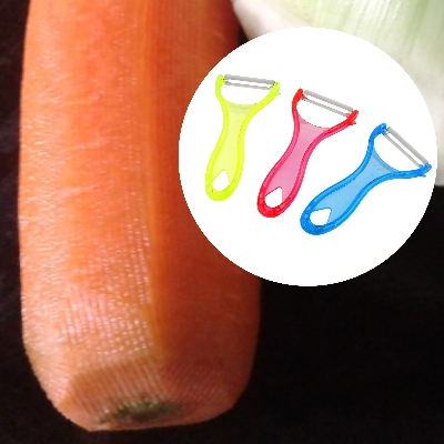Picture of Kitchen Fruit Vegetable Fast Y Peeler Peeling Tool Tricolor - Multicolor
