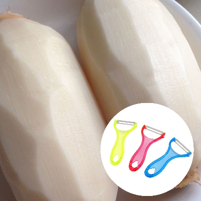 Picture of Kitchen Fruit Vegetable Fast Y Peeler Peeling Tool Tricolor - Multicolor