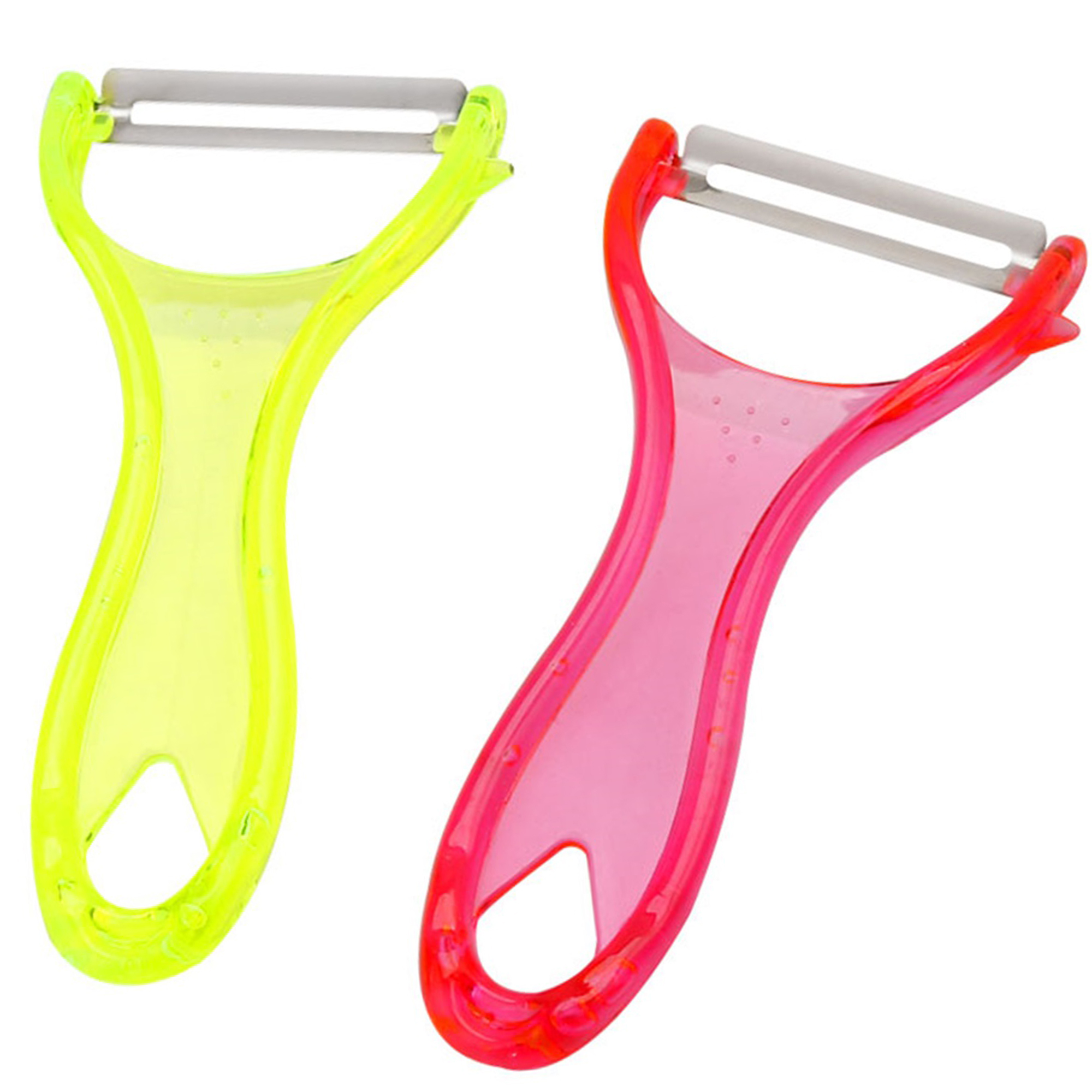 Picture of Kitchen Fruit Vegetable Fast Y Peeler Peeling Tool Tricolor - Multicolor