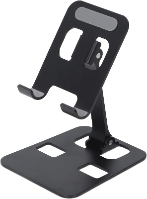 Picture of Aluminum Alloy Desktop Mobile Phone Stand Foldable iPad Tablet Support Cell Phone Desk Bracket Lazy Holder For Smartphone Mount