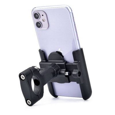 Picture of C1 Motorcycle & Bicycle Mobile Phone Holder 360 Degree Rotating Aluminum Alloy Adjustable  Mobile Holder Phone Mount - bike holder
