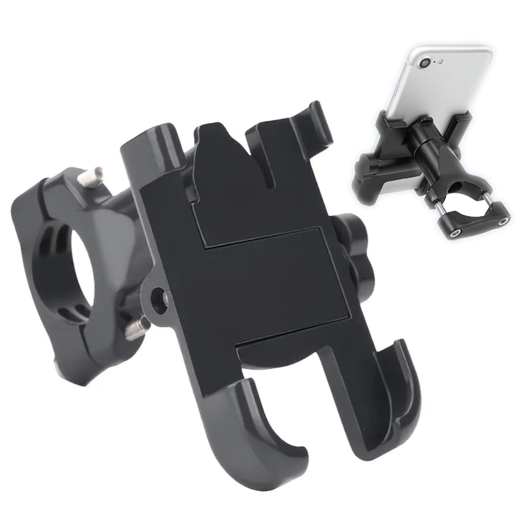 Picture of C1 Motorcycle & Bicycle Mobile Phone Holder 360 Degree Rotating Aluminum Alloy Adjustable  Mobile Holder Phone Mount - bike holder