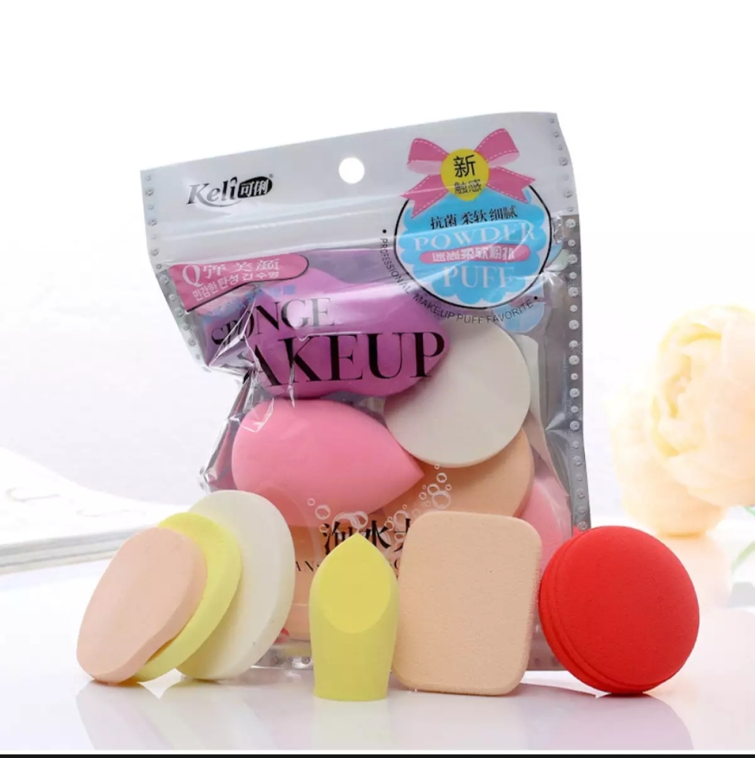 Picture of Keli Beauty Blender Powder Makeup Puff Set of 6 Piece