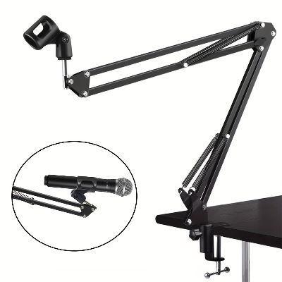 Picture of Professional Recording Microphone Stand Suspension Scissor Arm For Dynamic and Condenser Mic