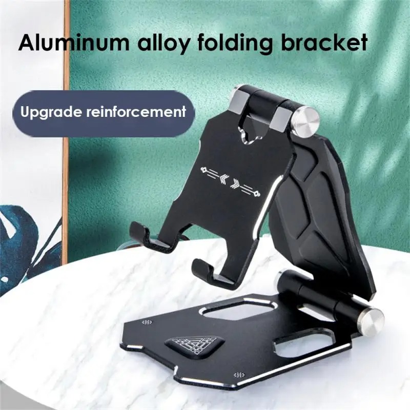 Picture of G52 (Titanium Color) Smartphone Stand -Adjustable Bracket Small Size Folding Desktop Mobile Phone Holder