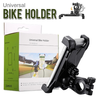 Picture of Bike & Bicycle Phone Holder With Support Stand - Secure Your Phone For Hands Free Riding Experience
