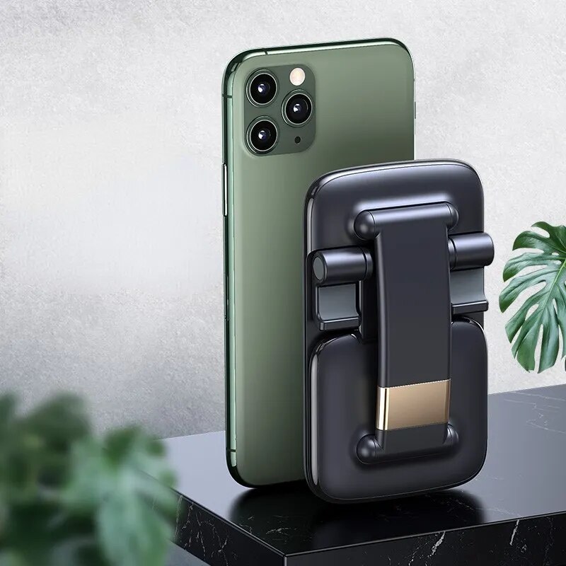 Picture of Mobile Phone Bracket Desktop Flat Live Chasing Drama Learning Lifting Folding Portable Multifunctional Lazy Bracket Phone Holder - Mobile Stand