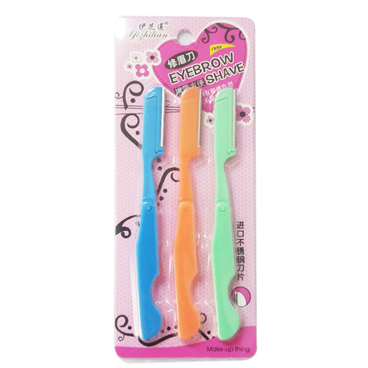 Picture of Yizhilia 3-in-1 Brow Razor Set for Eyebrow Facial Hair Removal and Shaping