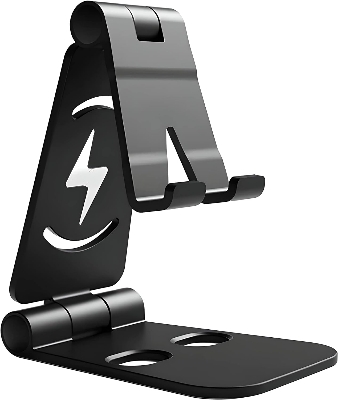 Picture of Universal Folding Bracket Universal Adjustable and Fashionable Mobile Phone Stand Multi-Angle Mobile Phone Holder for Smartphones, Phone, Tablet, Mobile Phone Holder for Desk - Phone Stand