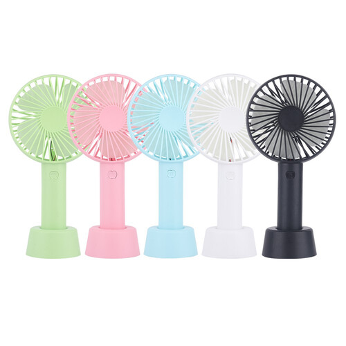 Picture of Portable Hand Fan USB Rechargeable Foldable Handheld Mini Fan Cooler 3 Speed Adjustable Cooling Fan for Outdoor Travel Fan  (Charger Fan)