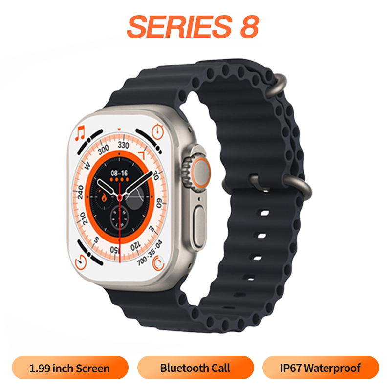 Picture of T800 Ultra Smart Watch Series 8 1.99" Bluetooth Call Smartwatch Heart Rate Sleep Monitoring IP67 Waterproof Wireless Charging Watch for Men Women