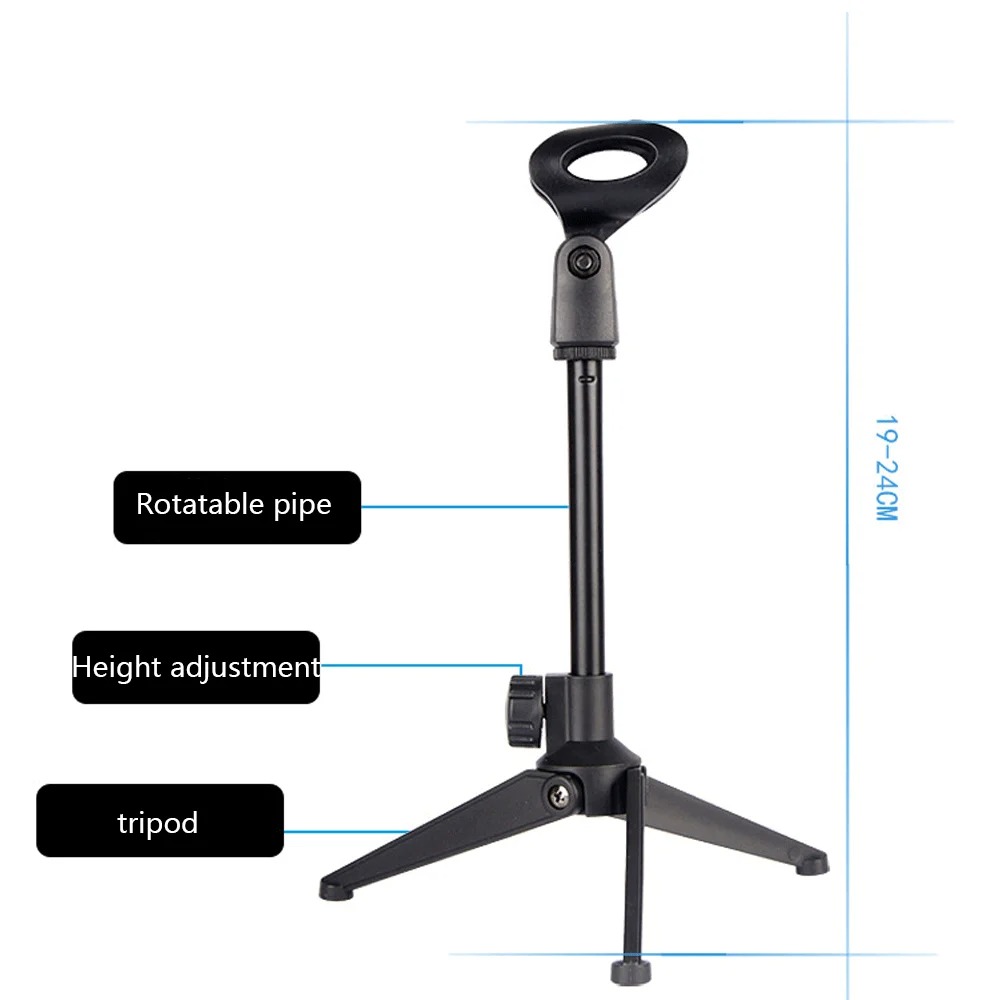 Picture of Microphone holder Microphone Stand Table stand microphone Mic table stand Stand holder with clamp - Mic Stand