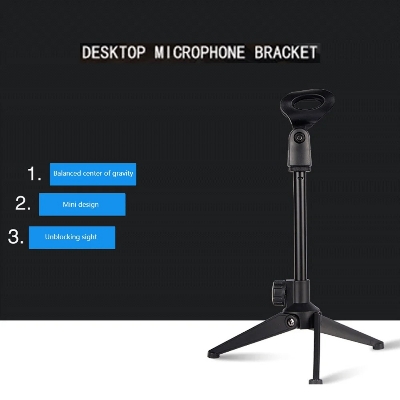Picture of Microphone holder Microphone Stand Table stand microphone Mic table stand Stand holder with clamp - Mic Stand