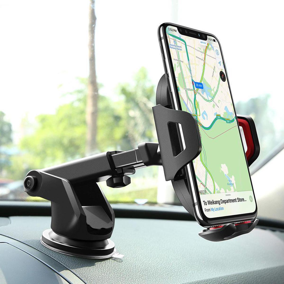 Picture of New Car Phone Holder 360° Rotating With Suction Cup For Car Navigation Support Clip For Sticking Inside The Car - Car Mobile Holder