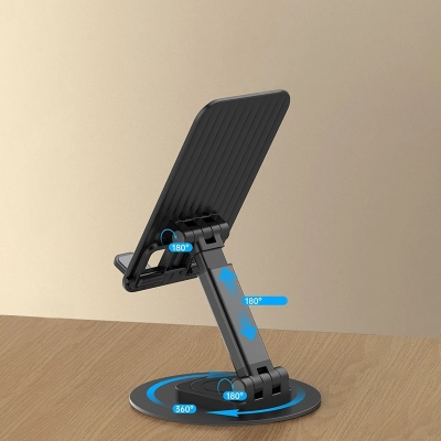 Picture of 4D 360° Rotatable Desk Phone Holder For iPhone Samsung Xiaomi Tablet Cell Phone Desktop Stand Universal Table Holder Stand Mount
