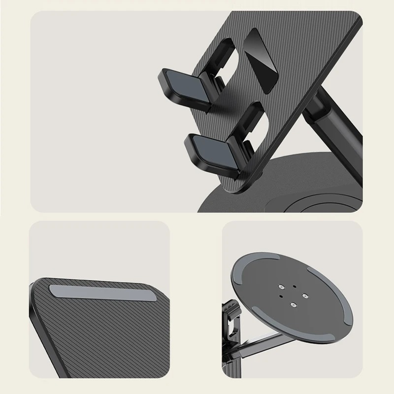 Picture of 4D 360° Rotatable Desk Phone Holder For iPhone Samsung Xiaomi Tablet Cell Phone Desktop Stand Universal Table Holder Stand Mount