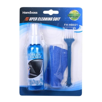 Picture of Screen cleaner kit - Comprehensive Screen Mobile Phone Computer Kit : Laptop Cleaning Brush and 3 Piece Cleaning Set for Pristine Displays
