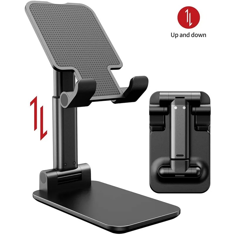 Picture of Mini Foldable & Adjustable Pocket Size Desktop Smarthone Stand Phone Holder - Mobile Stand