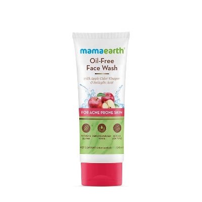 Picture of Mamaearth Oil Free Face Wash For Oily Skin, With Apple Cider Vinegar & Salicylic Acid For Acne-Prone Skin 100 Ml