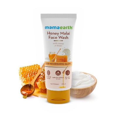 Picture of Mamaearth Honey Malai Face Wash with Honey & Malai For Nourishing Glow 100 ml