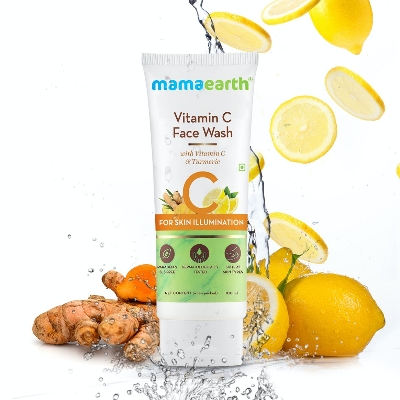Picture of Mamaearth Vitamin C Facewash With Vitamin C & Turmeric for Skin Illumination – 100ml