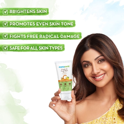 Picture of Mamaearth Vitamin C Facewash With Vitamin C & Turmeric for Skin Illumination – 100ml