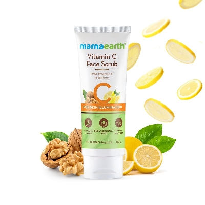Picture of Mamaearth Vitamin C Face Scrub with Vitamin C & Walnut | Reveals Glowing Skin