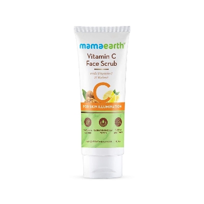 Picture of Mamaearth Vitamin C Face Scrub with Vitamin C & Walnut | Reveals Glowing Skin