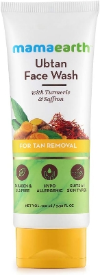 Picture of Mamaearth Tan Removal Ubtan Face Wash with Turmeric & Saffron - 100 ml
