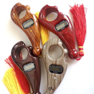 Picture of Digital Tasbih Counter / Rotating Prayer Beads Digital Counter Portable Finger Tasbeeh Misbaha Counter Prayer Islamic Tasbih Muslim Eid Gifts