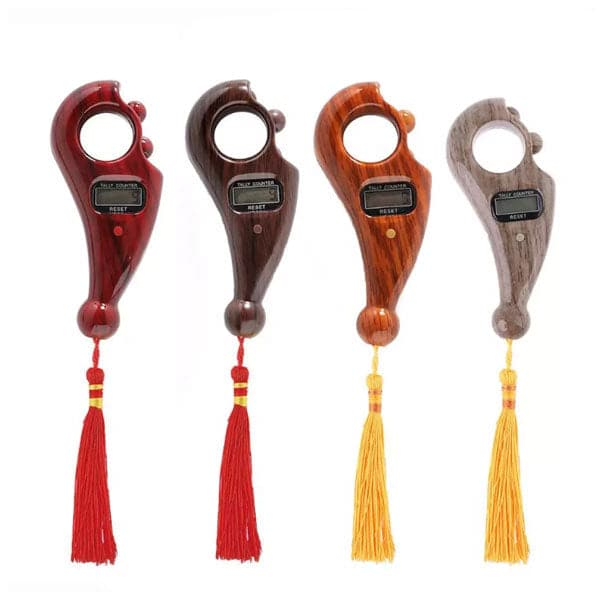 Picture of Digital Tasbih Counter / Rotating Prayer Beads Digital Counter Portable Finger Tasbeeh Misbaha Counter Prayer Islamic Tasbih Muslim Eid Gifts