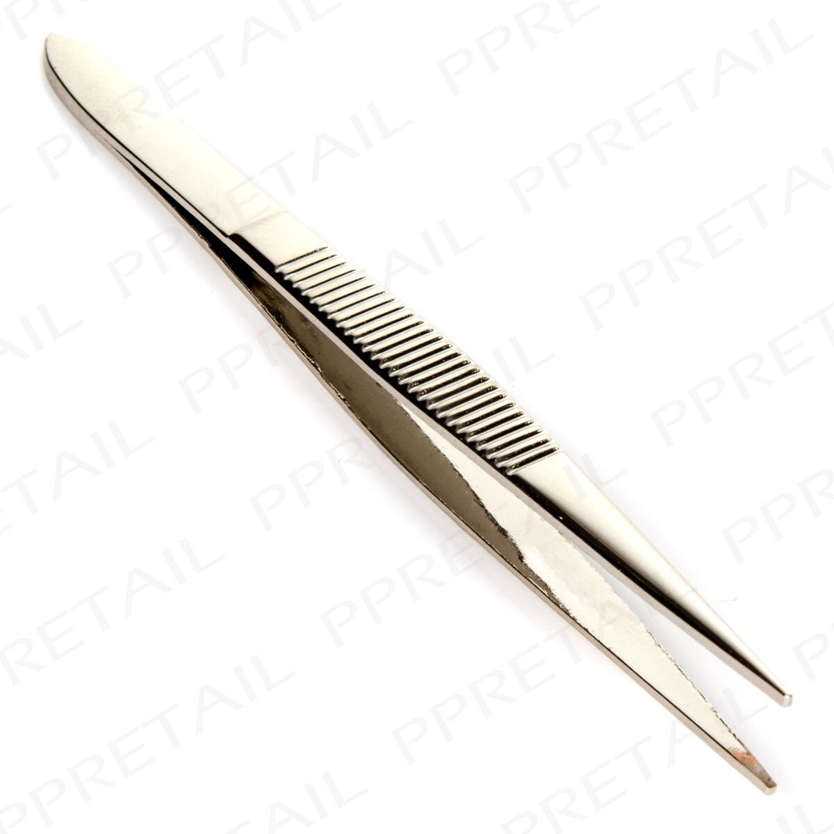 Picture of 9cm Length Stainless Steel Sharp Pointed Tweezer - chimta