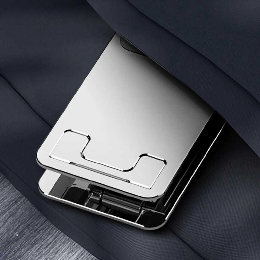 Picture of Full Aluminum Alloy Mobile Stand Holder 360 degrees Folding Aluminum Flat Phone support Super stylist Smart Phone Holder Stand